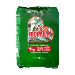 Azúcar Riopaila Suprema Stick Pack 1 kg x 200 Porciones