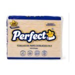 Toallas de Papel Perfect Dobladas en Z Natural x 150