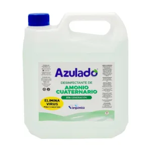 Desinfectante Amonio Cuaternario 5.ª Generación 6 % Azulado 3,8 L