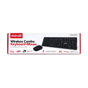 Combo Teclado y Mouse Inalámbrico Maxell WKBC-200