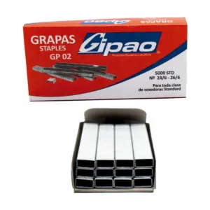 Ganchos para Cosedora Gipao – GP-02 caja x 5.000