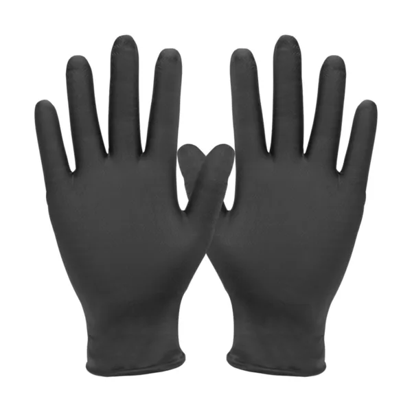 Guante de Nitrilo Desechable Negro 4 mils Sosega