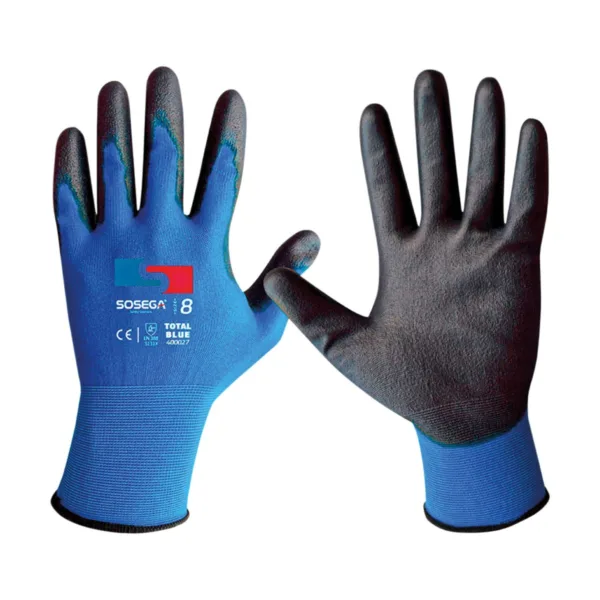 Guante de Poliuretano Azul Total Blue Sosega