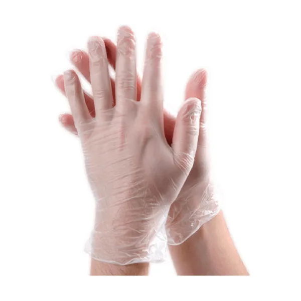 Guante de Vinilo Desechable Transparente 5 mils Sosega