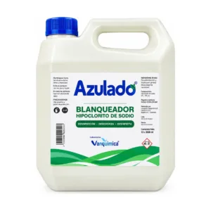 Blanqueador Hipoclorito de Sodio 13 % Azulado