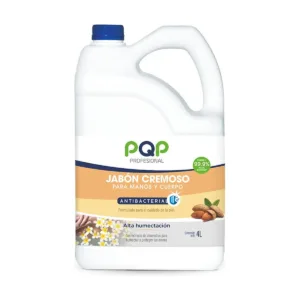 Jabón Cremoso para Manos y Cuerpo PQP Profesional 4 L