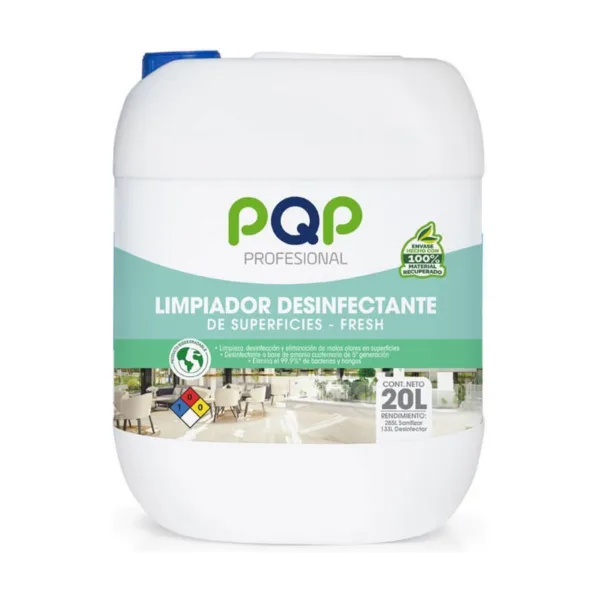 Limpiador Desinfectante de Superficies PQP Profesional