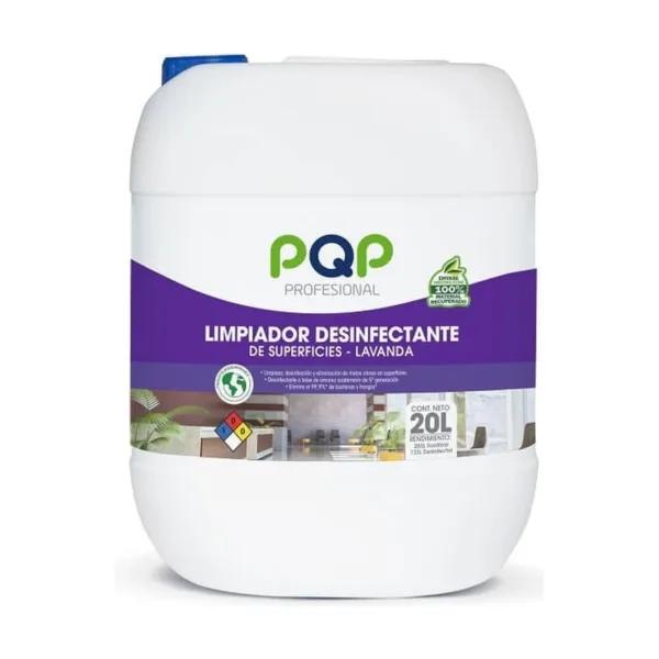 Limpiador Desinfectante de Superficies PQP Profesional