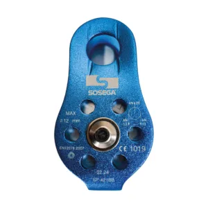 Polea Sencilla Pequeña en Aluminio 26 kN Sosega