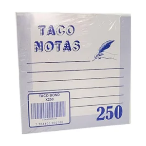 Taco de Papel para Notas