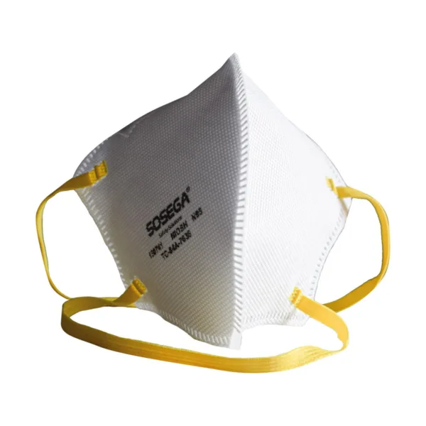 Tapabocas N95 Plegable Blanco Sosega