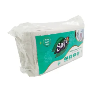 Toalla de Manos Sofi Interfoliada en Z Natural x 150